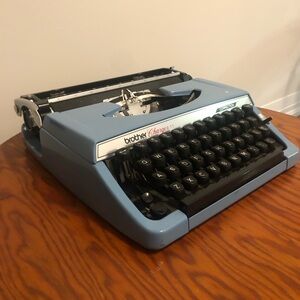 Brother Charger 11 Classic Blue Typewriter